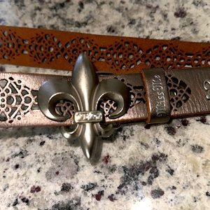 Miss Me leather belt